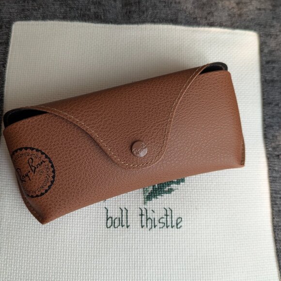 Ray Ban RB3545V 2913 Gold Grey Round Modern Eyeglasses FRAMES 49 20 140 & Case - Picture 3 of 10